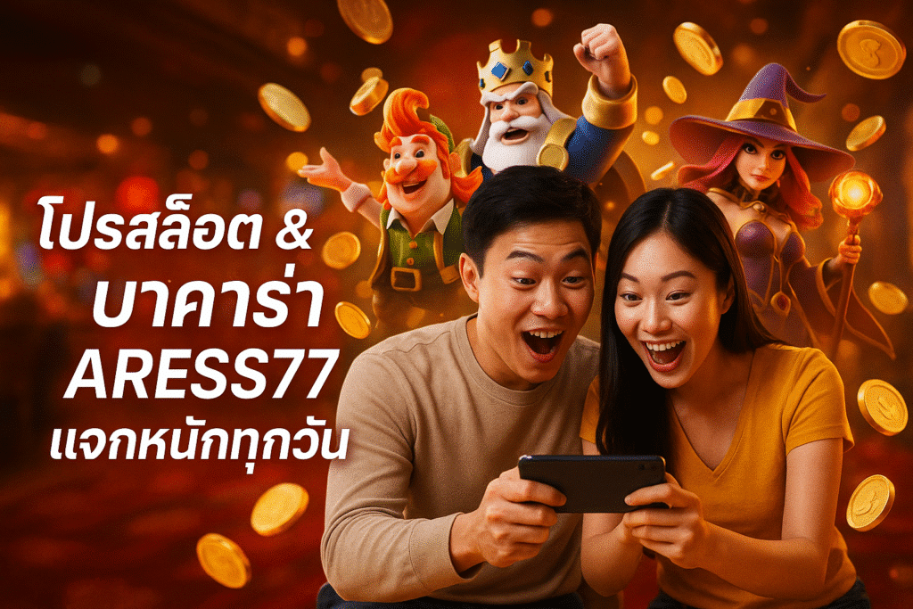 โปรสล็อต & บาคาร่า ARESS77 แจกหนักทุกวัน